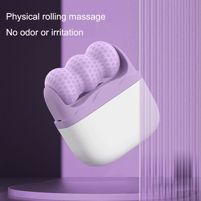 Cold compress device dual head roller 2-in-1 to relieve edema and cool down multifunctional massager delicate