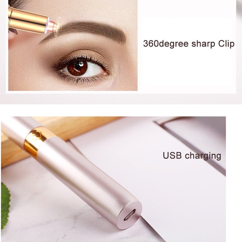 New Electric Eyebrow Trimmer USB Rechargeable Eyebrow Trimmer Easy To Clean Eyebrow Trimmer Shaver Eyebrow Trimmer Epilator